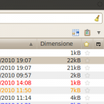 Pulsante Calendario di Thunderbird