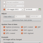 Digikam - Adjust time and date