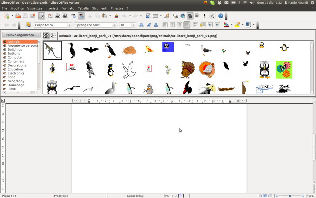 LibreOffice Clipart Gallery