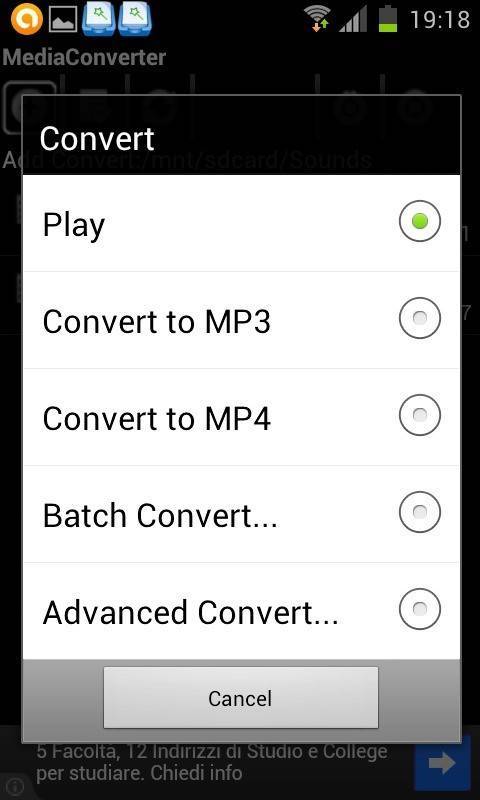 Android - 3ga to mp3