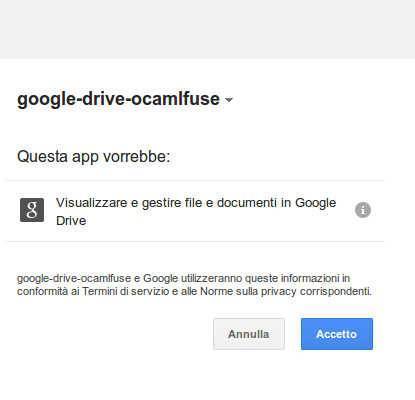 Google Drive - OCamLFuse