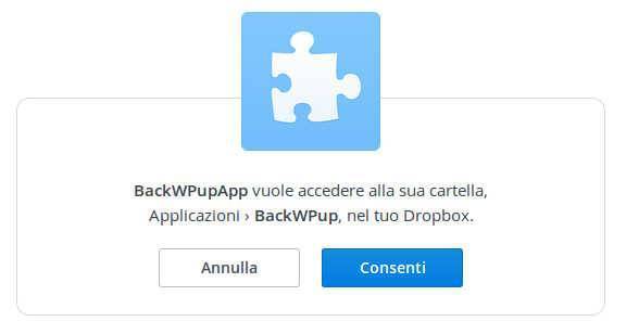 Backup WordPress Dropbox